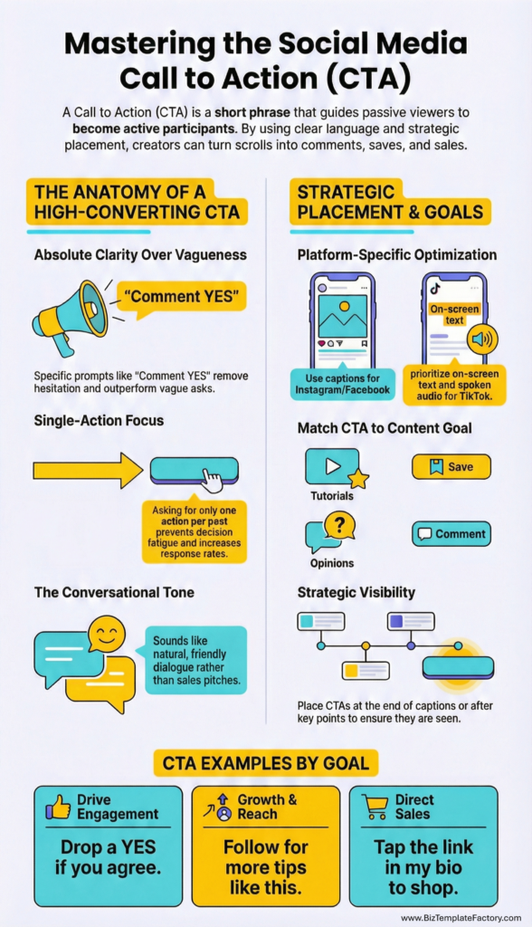 social media cta tips and placement ideas